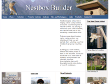 Tablet Screenshot of nestboxbuilder.com